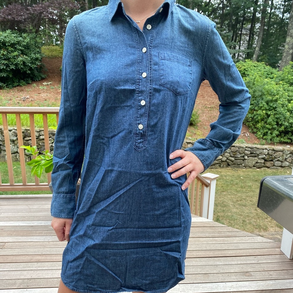 Jcrew denim dress